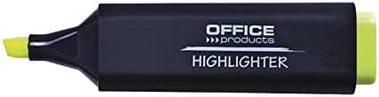 OFFICER PRODUCTS Leuchtender Textmarker 10er Pack Gelb Hohe Qualität und Sicherheit für Schüler und Büroangestellte