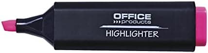 OFFICER PRODUCTS Leuchtender Textmarker 10er Pack Gelb Hohe Qualität und Sicherheit für Schüler und Büroangestellte