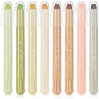 Ungiftige 8 Farben Textmarker Set für Bibelmarker
| Bibelmarker Stifte für Markierung und Notizweise
| Ungiftige 8 Farb