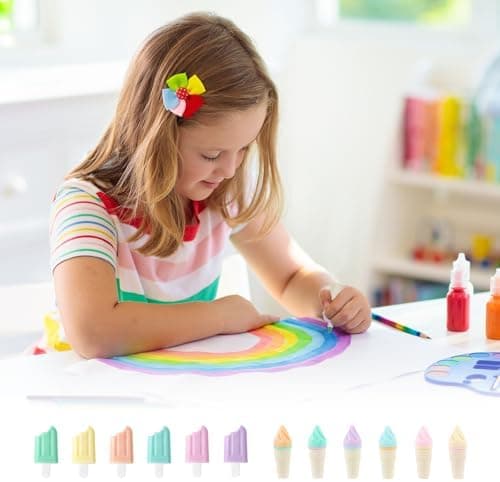 24 Stück Textmarker Pastell, Marker Stifte, 6 Color Textmarker Set - Perfekt für Hervorhebungen im Tagebuch oder Notizb