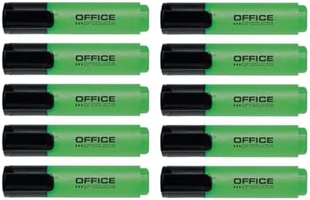 .Office Products Gelbe Highlighter 10er Pack Hohe Qualität für Büro Benutzer
|Office Products Keilspitze Highlighter Gel