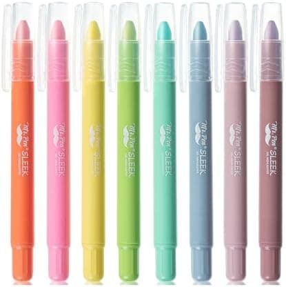 Mr. Pen Gel Highlighter - 8-Tarck pubkeylliche Farben - Keine Färbwirkung, ideale Bibellblinkstrumpet
| Mr. Pen Gel Hig