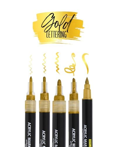 Online 5x Fineliner Schwarz wasserbeständig | mit Brush Pen und Kalligrafie-Spitze | Black Handlettering-Set | Tuschesti