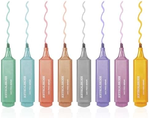 Mini Textmarker Set 30 Stück, Macaron Farben, Ideal für Schule und Büro
| Mini Textmarker Set 30 Stück, Eis-am-Stiel De