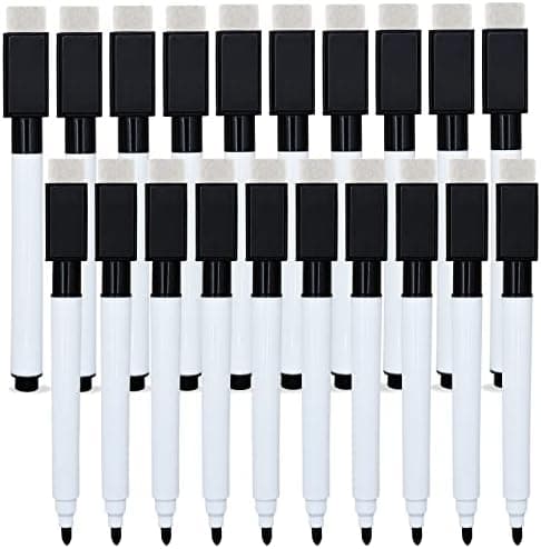 **Tiefgraue Magnetische Whiteboard Stifte, 10 Stück Abwischbar für Whiteboards und Memoboard**
| **Magnetische Folienst