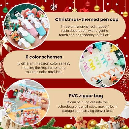 Mini Textmarker Set 30 Stück, Macaron Farben, Ideal für Schule und Büro
| Mini Textmarker Set 30 Stück, Eis-am-Stiel De