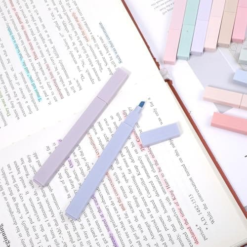 12 Stück Ästhetische Textmarker Stifte No Bleed Highlighter Pen für Journal und Notes
12 Stück Ästhetische Textmarker St
