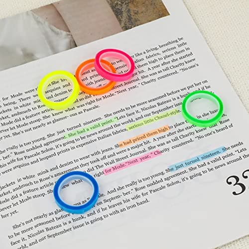 Sliverdew Farbiges Transparentes Klebeband Für Lehrer Schüler (0,6cm X 5m)  
Sliverdew Farbige Tags Abnehmbare Fluoreszi