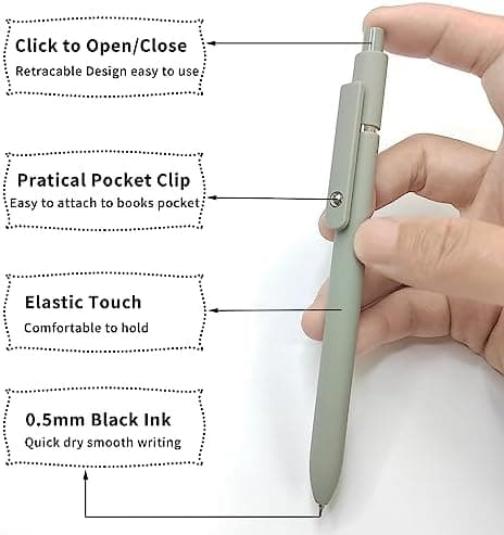 Aesthetic Gelstifte Textmarker Pastell Set Noir für Bibelschulen und Büro
| No Bleed Dry Fast Highlighter Pastell Set f