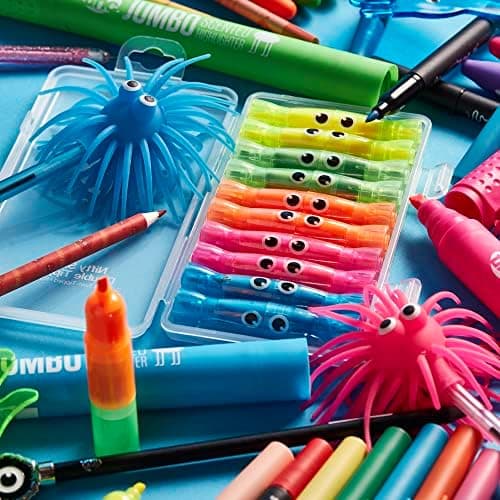 Duftende Doppelspitzen-Textmarker für Kreativen mit 10 Stiften, 5 Farben und Düften - Kalligraphie Set
| Duftende Doppe