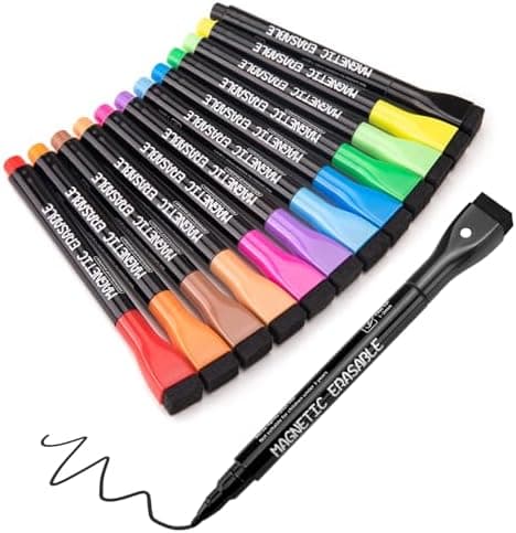 Whiteboard Marker 10 Stück Schwarz Abwischbar Schule Büro
| Magnetisch Whiteboard Stifte 10 Stück Schule Zuhause
| Abwi