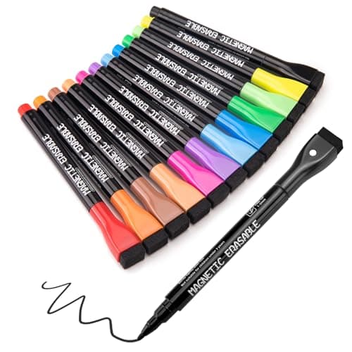Whiteboard Marker 10 Stück Schwarz Abwischbar Schule Büro
| Magnetisch Whiteboard Stifte 10 Stück Schule Zuhause
| Abwi