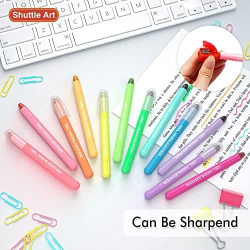 Shuttle Art 12 bunte Bibelmarker für Hervorheben auf dünnem Papier Global Recycled Standard
Shuttle Art 12 bunte Bibelma