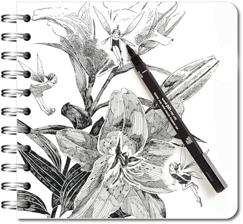 Uni Pin Fineliner Zeichenstift - Schmale Linien bis breite Striche -Ideal für Künstler -Suitable for Malerei und Zeichnu