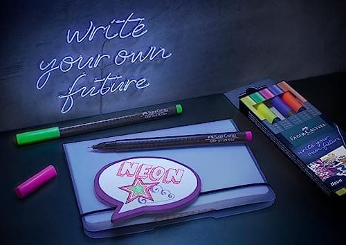 Faber-Castell 151620 Box mit 20 Grip Finelinern für Erwachsene zur lebendigen farbigen Kunst Stifte zum Zeichnen
