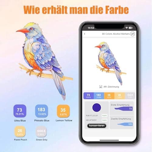 Chen Rui 60 Farben Alkohol Marker für Erwachsene und Kinder - Doppelspitze Pinsel & Meißel - Alkoholmarker für Malen, Sk