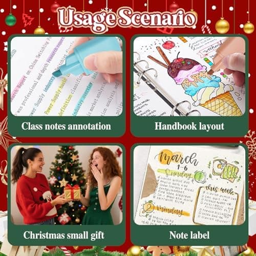 Mini Textmarker Set 30 Stück, Macaron Farben, Ideal für Schule und Büro
| Mini Textmarker Set 30 Stück, Eis-am-Stiel De