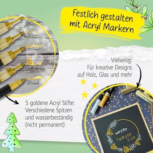 Online 5x Fineliner Schwarz wasserbeständig | mit Brush Pen und Kalligrafie-Spitze | Black Handlettering-Set | Tuschesti