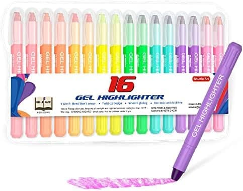 Shuttle Art 12 bunte Bibelmarker für Hervorheben auf dünnem Papier Global Recycled Standard
Shuttle Art 12 bunte Bibelma