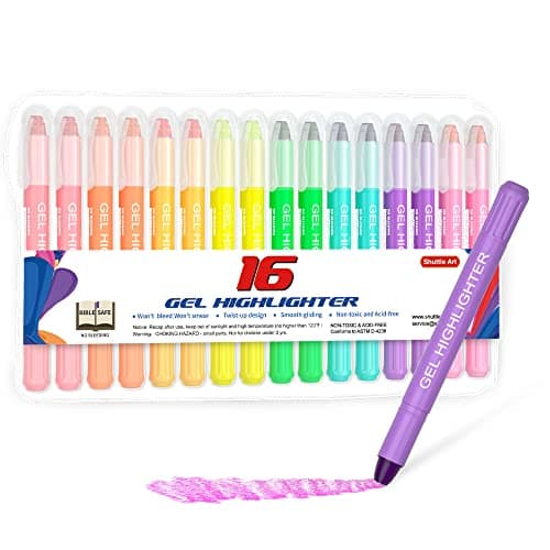 Shuttle Art 12 bunte Bibelmarker für Hervorheben auf dünnem Papier Global Recycled Standard
Shuttle Art 12 bunte Bibelma