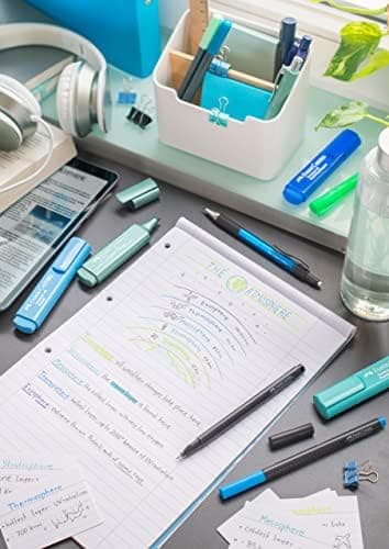 Faber-Castell 151620 Box mit 20 Grip Finelinern für Erwachsene zur lebendigen farbigen Kunst Stifte zum Zeichnen