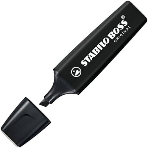STABILO Textmarker BOSS ORIGINAL NatureCOLORS - 6er Pack - Farbige Markierer für Künstler und Designern - Dickes Marker