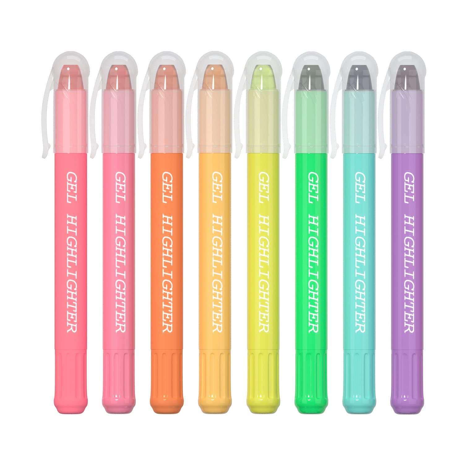 Feela Bibel Textmarker Set, 8-Farben Highlighter Pen, ungiftig und hochwertig für Bibelhervorhebung und Notizen im Büro