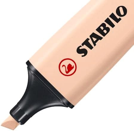 STABILO Textmarker BOSS ORIGINAL NatureCOLORS - 6er Pack - Farbige Markierer für Künstler und Designern - Dickes Marker