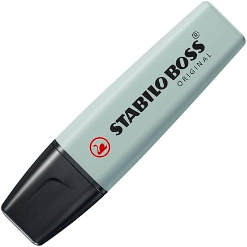 STABILO Textmarker BOSS ORIGINAL NatureCOLORS - 6er Pack - Farbige Markierer für Künstler und Designern - Dickes Marker